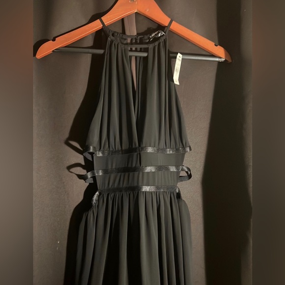 Maxi black dress with open bust size:S “send me an offer” - Picture 2 of 3